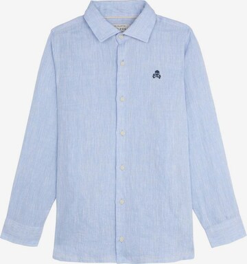 Coupe regular Chemise Scalpers en bleu : devant