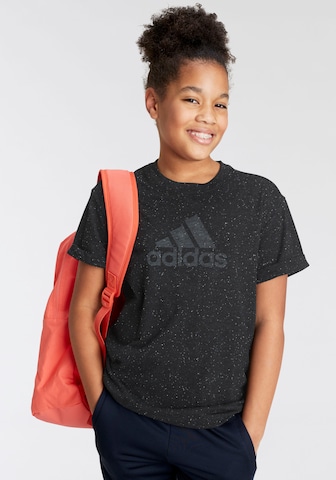 ADIDAS PERFORMANCE Performance Shirt 'Future Icons Winners' in Black: front