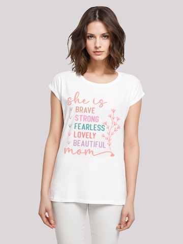 F4NT4STIC Shirt in Wit: voorkant