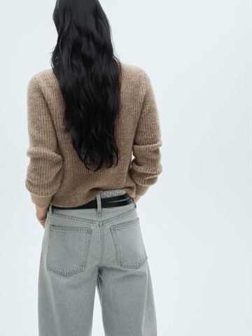 MANGO Knit cardigan 'Damita' in Beige