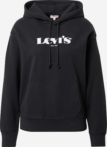 LEVI'S Sweatshirt in Schwarz: predná strana