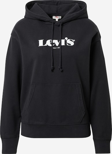 LEVI'S ® Sweatshirt 'Graphic Standard Hoodie' in schwarz / weiß, Produktansicht