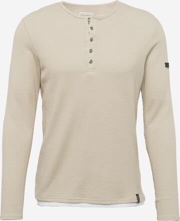 Key Largo Shirt 'SANDRO' in Beige: voorkant