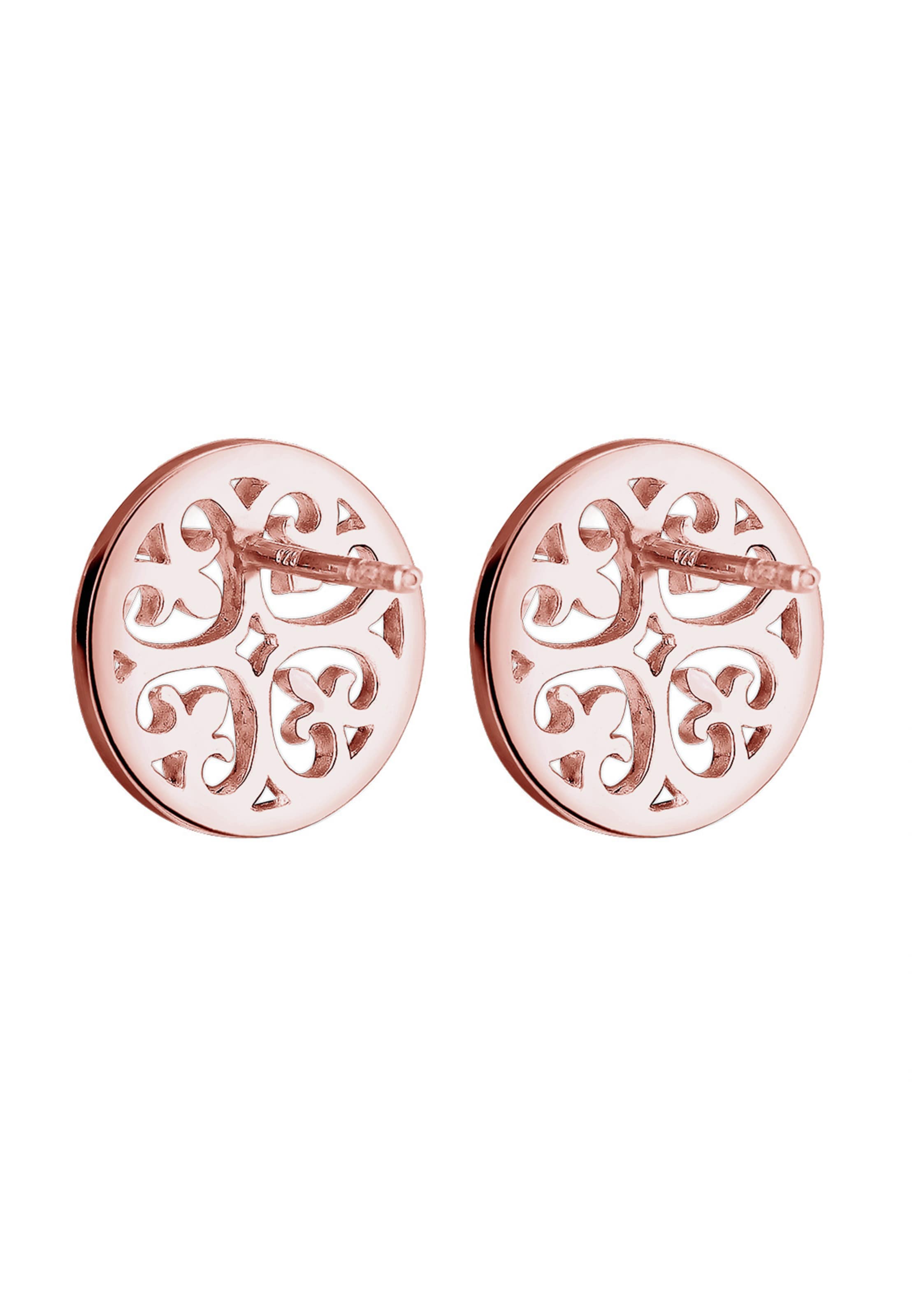 ELLI Náušnice 'Ornament' – zlatá