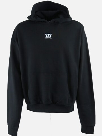 HEFTYKA Pullover 'HOODIE HEAVY'‌‌‌ in Schwarz: Vorderseite