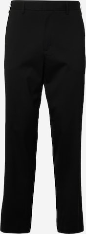 BURTON MENSWEAR LONDON Regular Trousers in Black: front