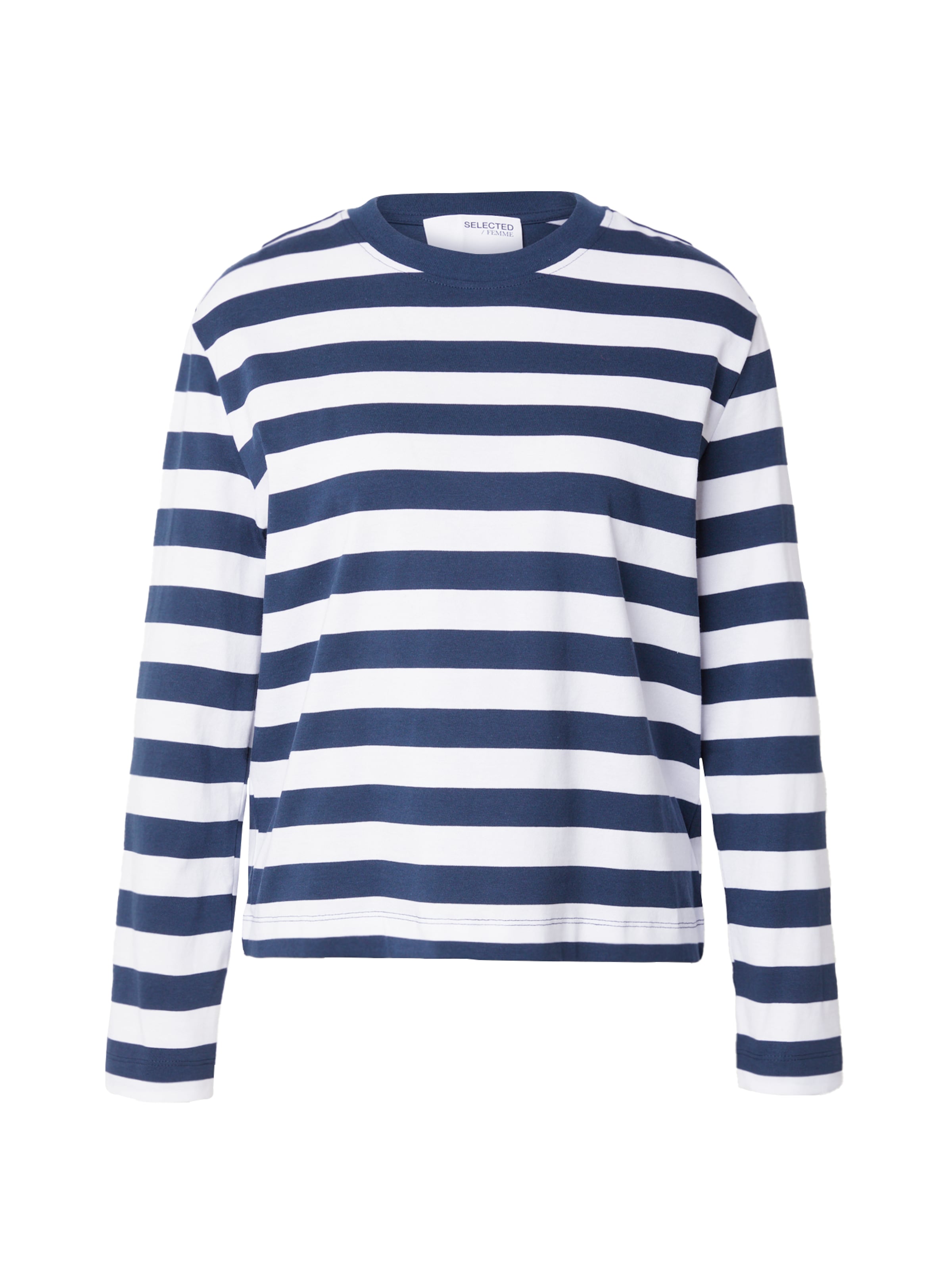 mėlyna SELECTED Marškinėliai 'ESSENTIAL': priekis