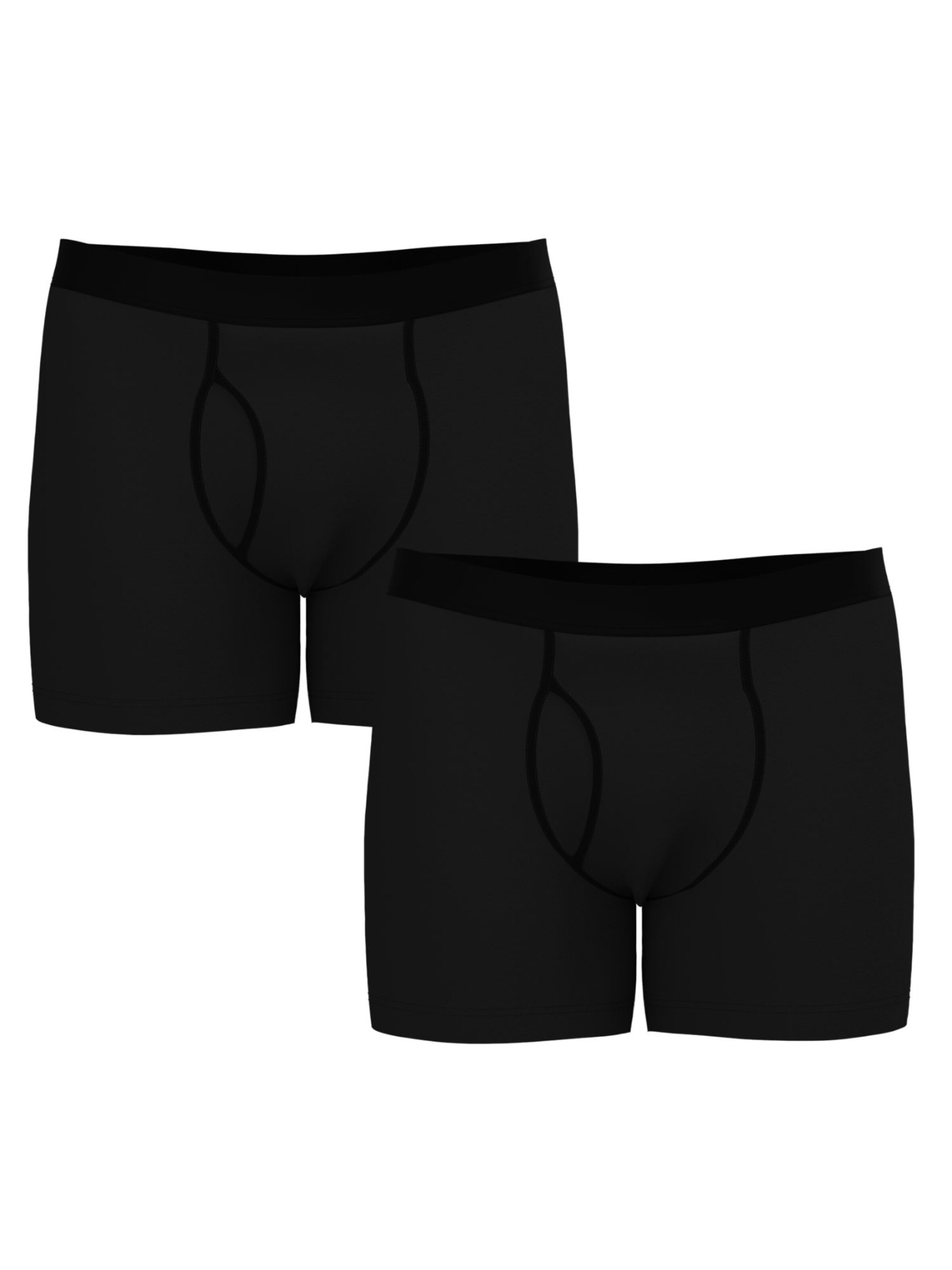 Albero Natur Boxer shorts '2er-Pack Herren Boxershorts' in Black: front