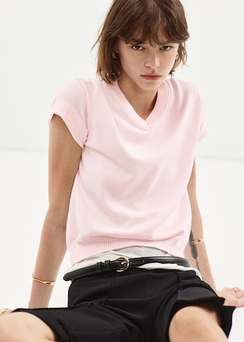 MANGO Sweater 'VALEN' in Pink: front