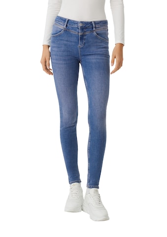 comma casual identity Skinny Jeans in Blau: predná strana