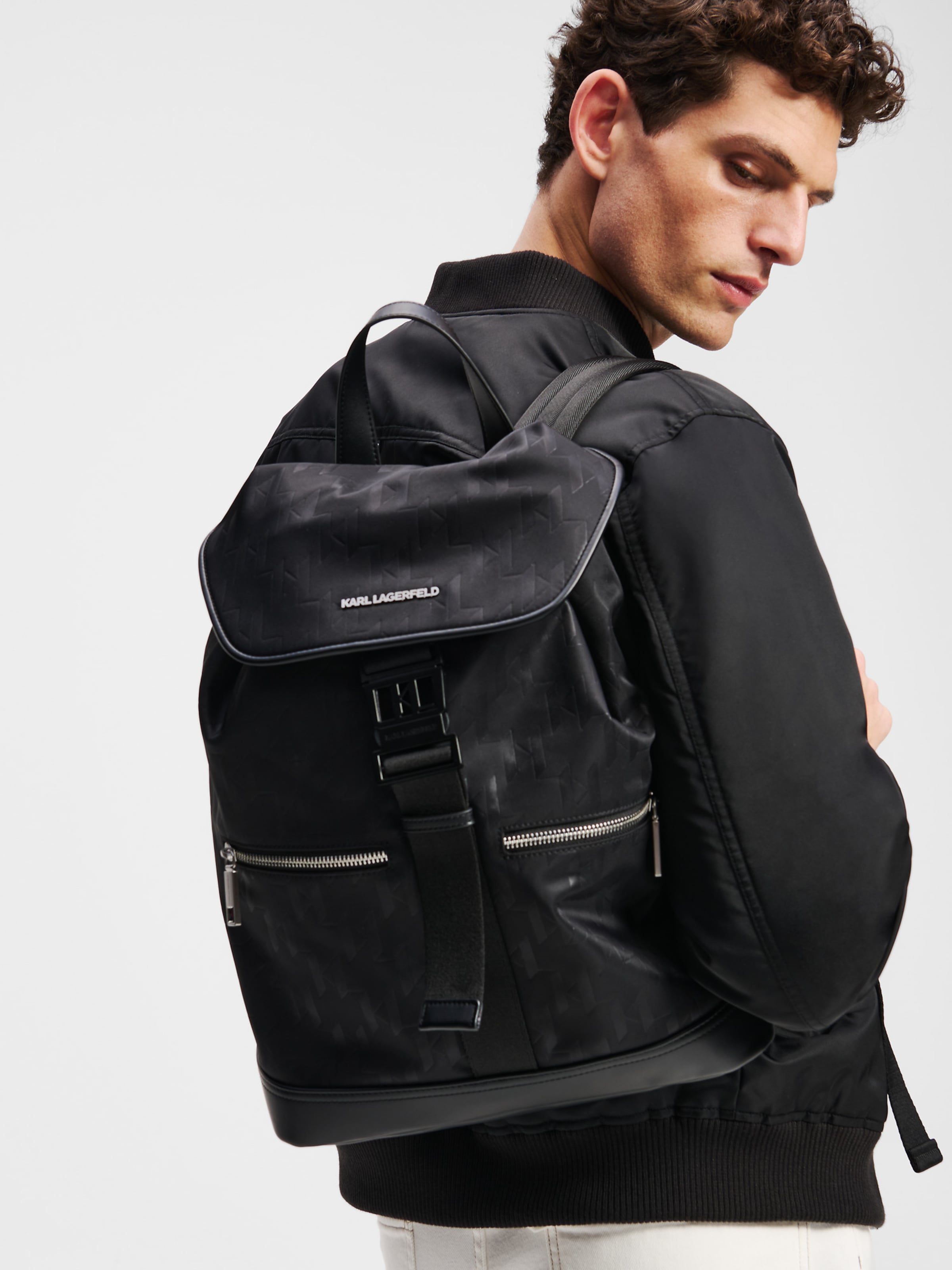 Karl Lagerfeld Rucksack in Schwarz ABOUT YOU
