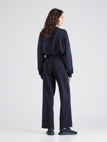 Wide leg Pantaloni sportivi di ADIDAS SPORTSWEAR in nero