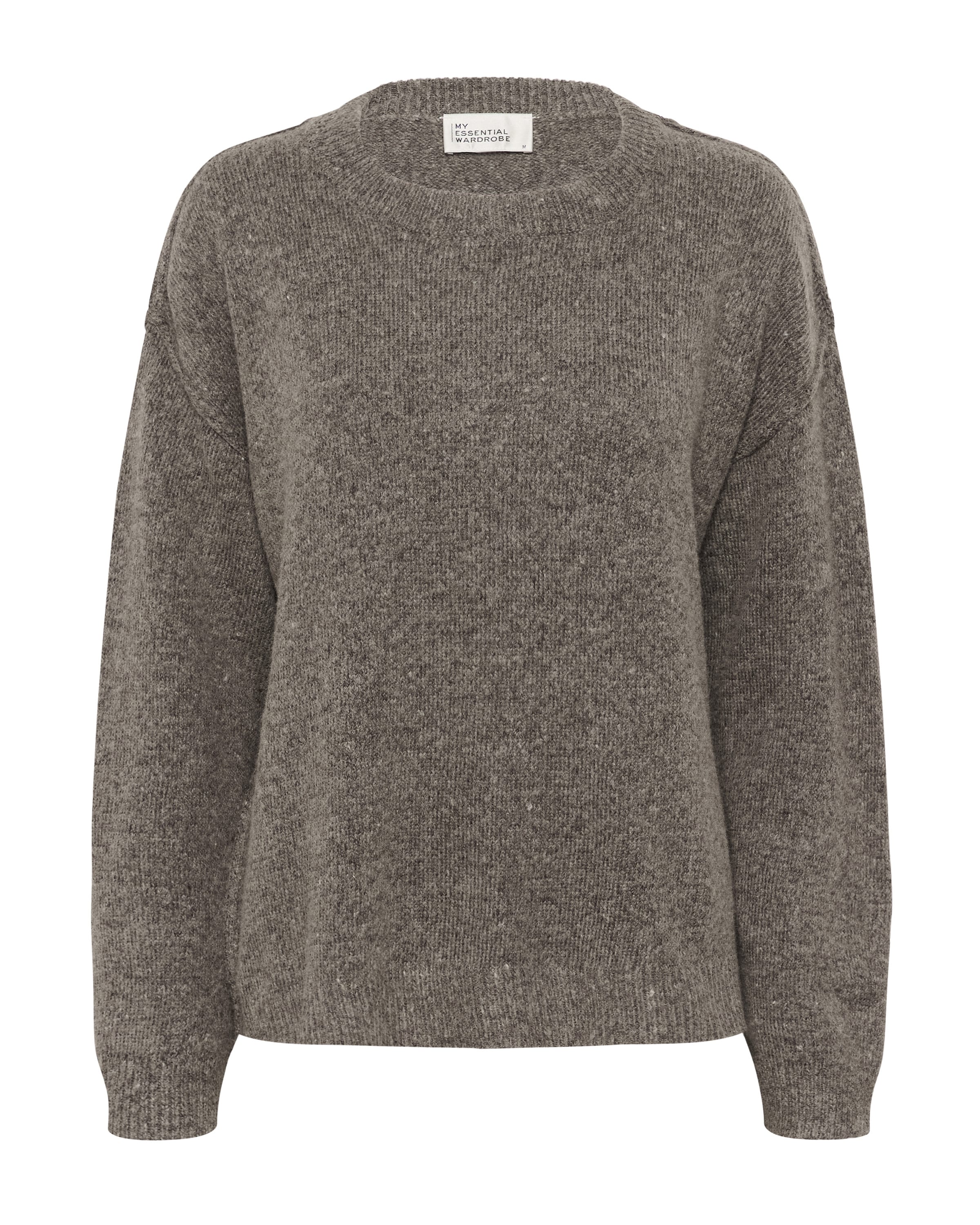 My Essential Wardrobe Pullover 'Paloma Fine' in Braun: Vorderseite