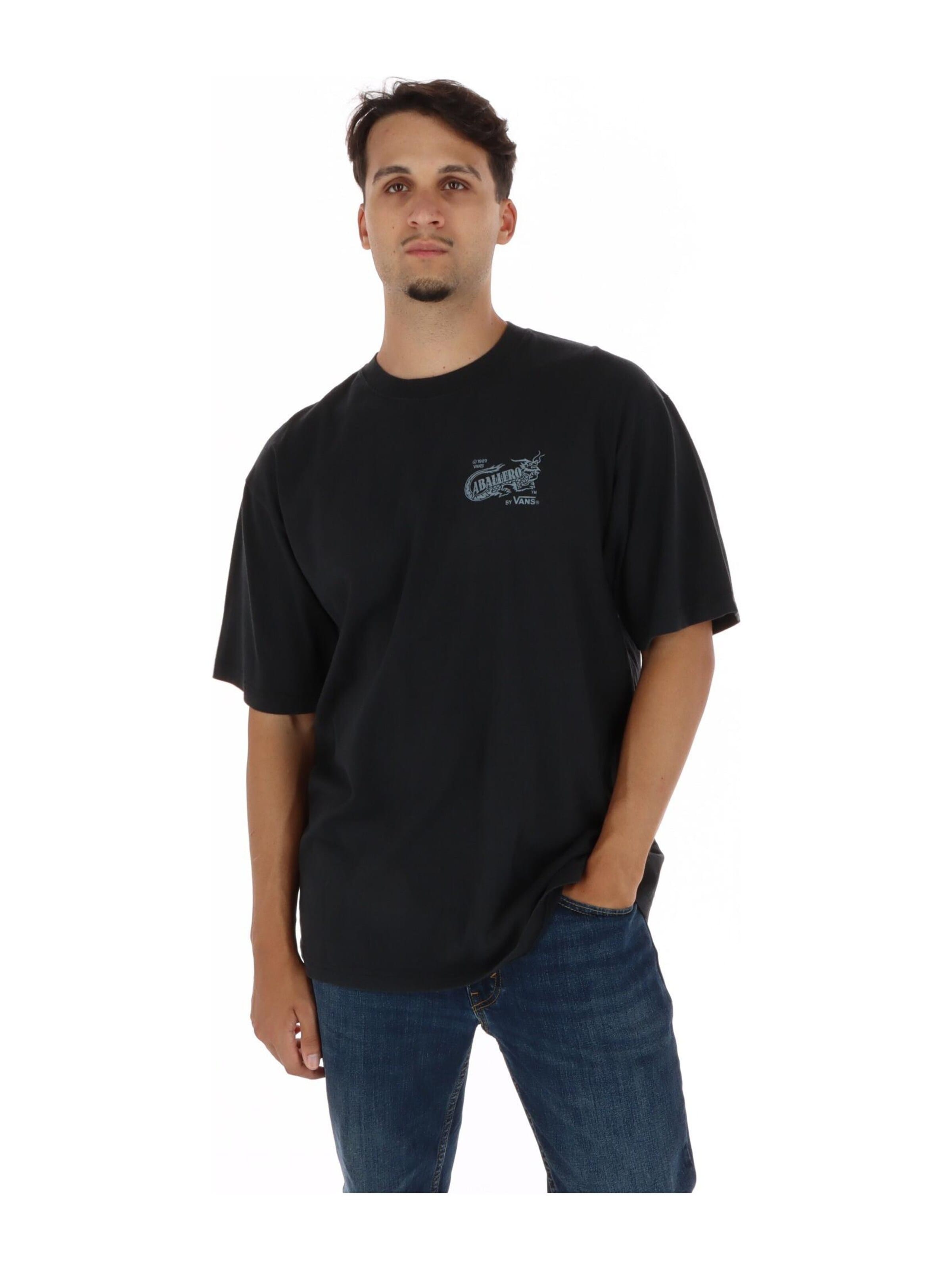 T-Shirt VANS en noir : devant