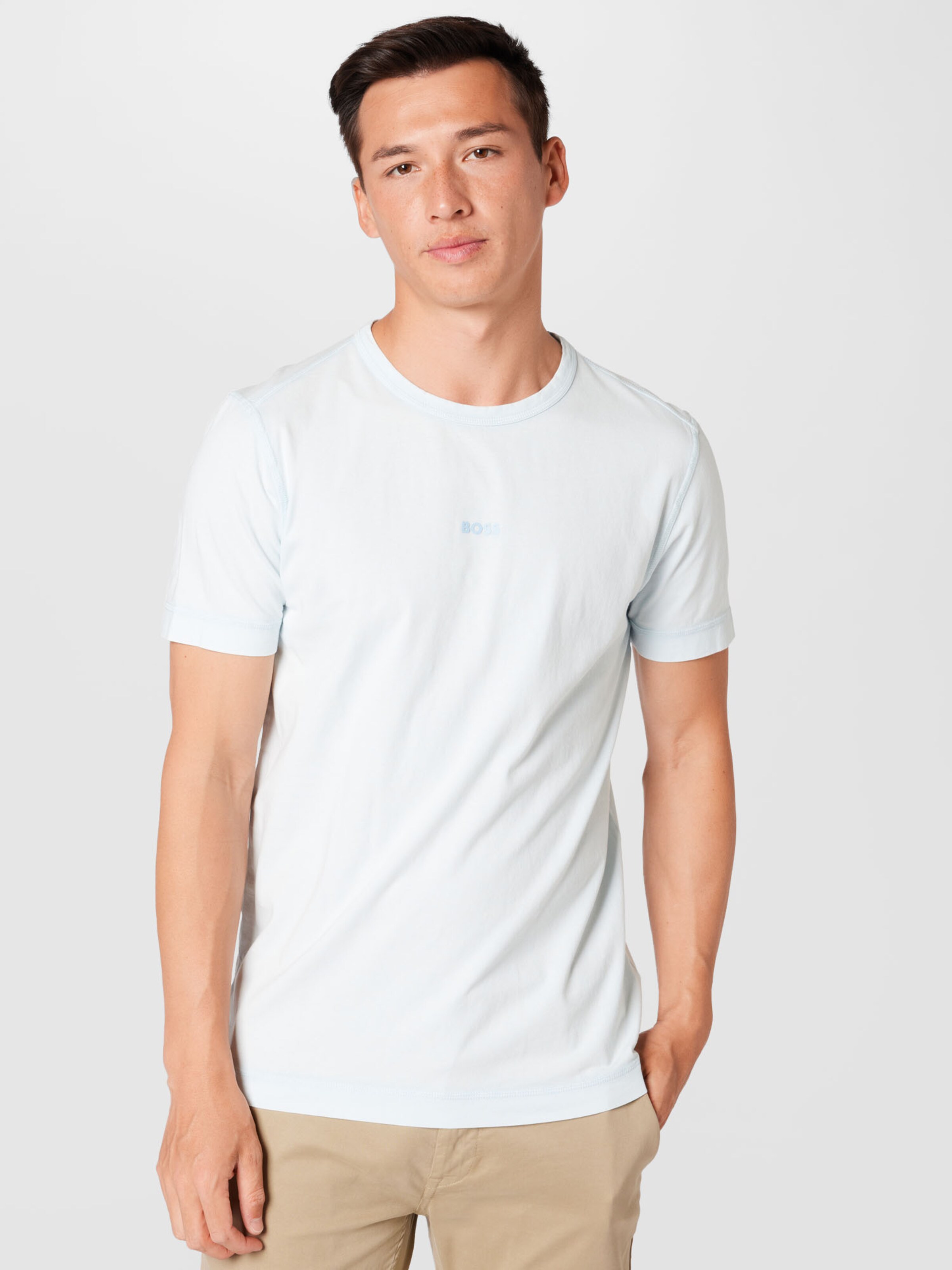 Männer Shirts BOSS Black T-Shirt 'Tokks' in Grau - YE26434 Männer Shirts BOSS Black T-Shirt 'Tokks' in Grau - YE26434