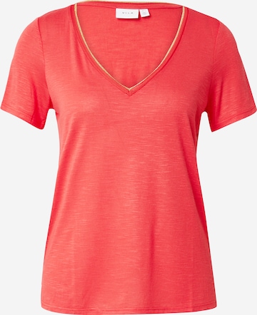 VILA T-Shirt 'NOEL' in Rot: predná strana
