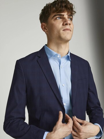 Coupe slim Chemise JACK & JONES en bleu