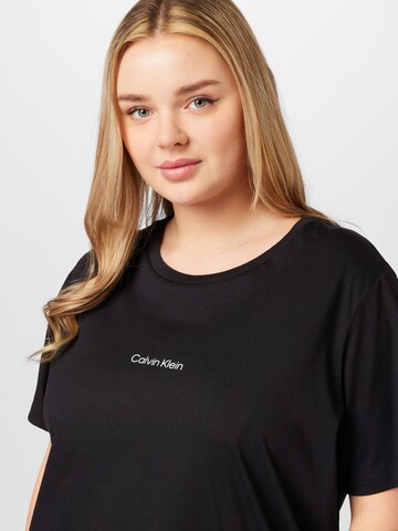 melns Calvin Klein Curve T-Krekls