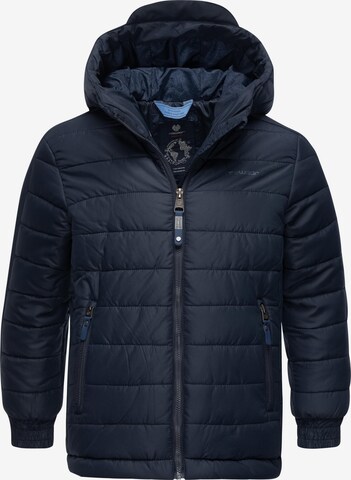Ragwear Winter Jacket 'Coolio' in Blue: front