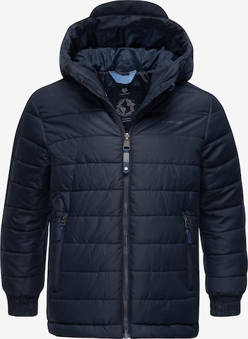 Ragwear Winter Jacket 'Coolio' in Blue: front