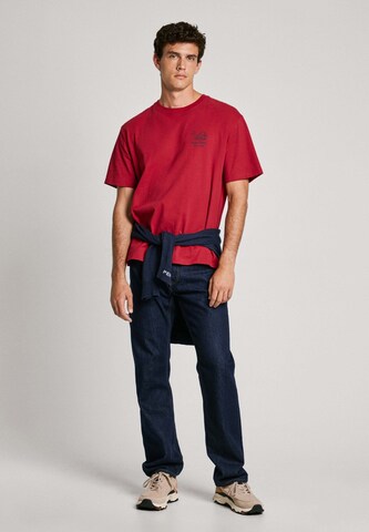 Pepe Jeans Shirt 'SUAN' in Red