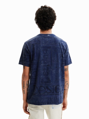 T-Shirt 'Mark' Desigual en bleu