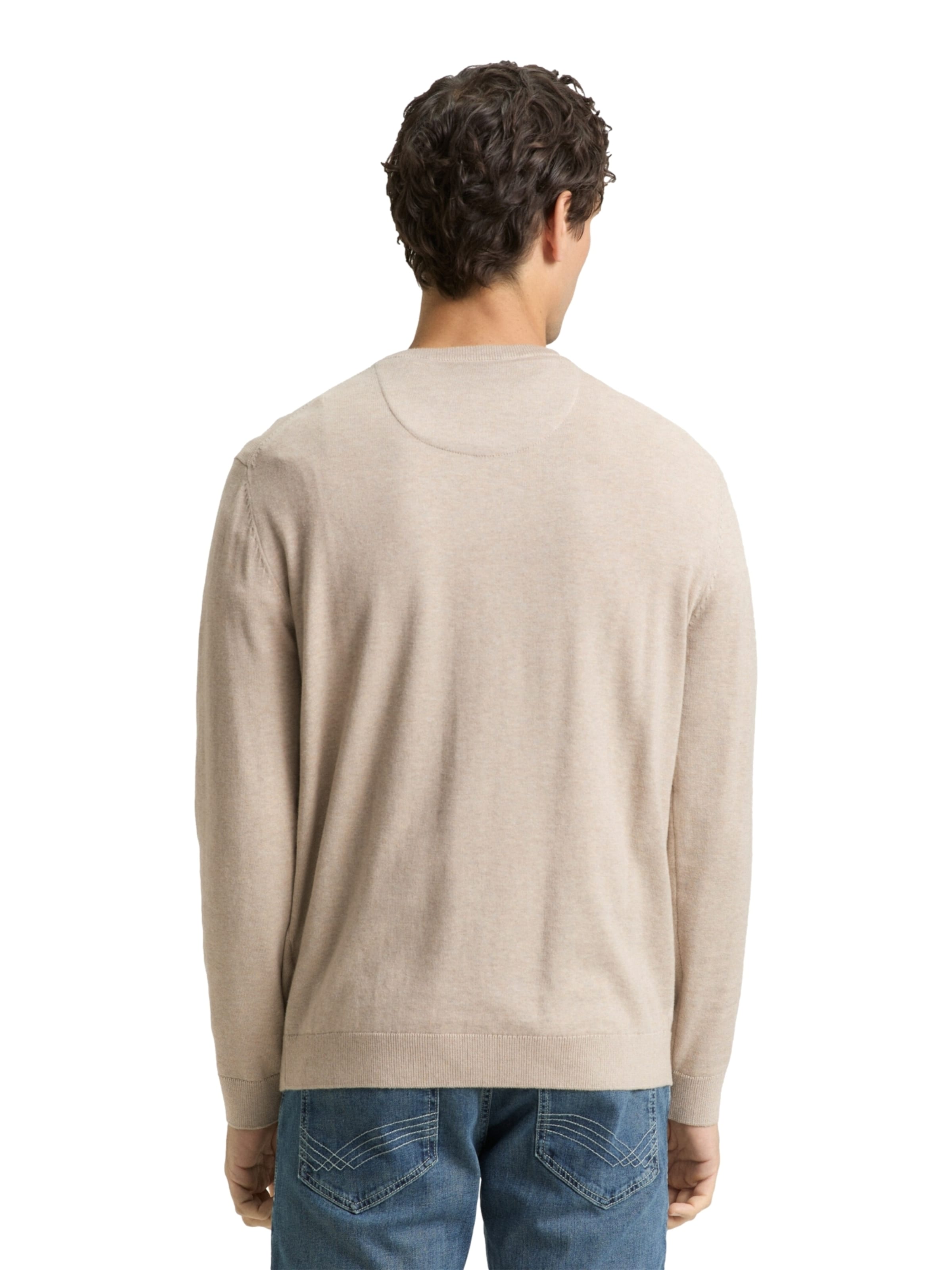 TOM TAILOR Trui in Beige