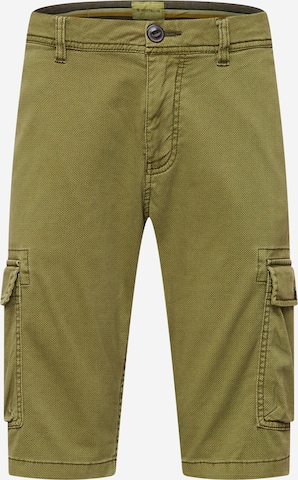 TOM TAILOR Regular Cargo Pants in Green: front