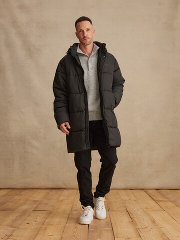 DAN FOX APPAREL Winterjas 'Alessio' in Zwart