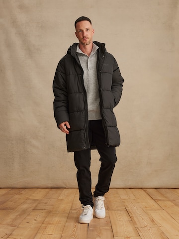 DAN FOX APPAREL Winter Coat 'Alessio' in Black