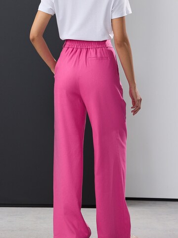 Wide Leg Pantalon Next en rose