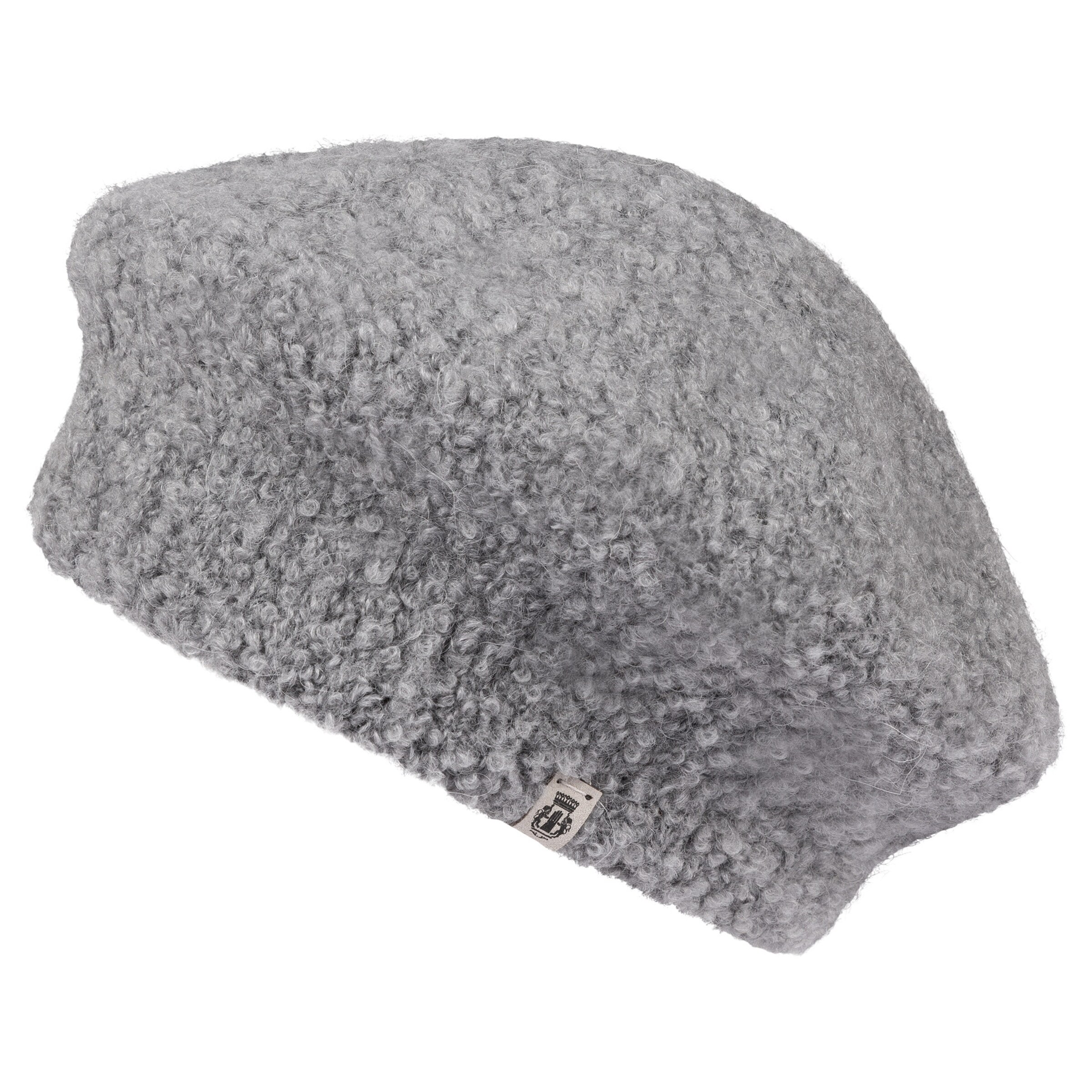 Roeckl Baske 'CLASSIC BOUCLÉ' in Grau: Vorderseite