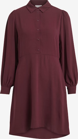 VILA Košilové šaty 'Nalu' – červená: přední strana
