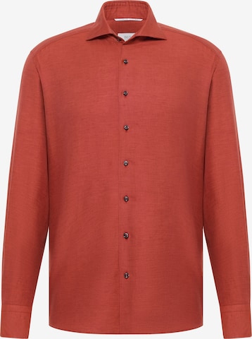 ETERNA Regular fit Button Up Shirt in Red: front