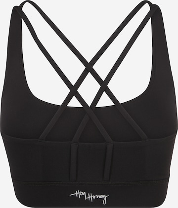 Bustier Soutien-gorge de sport 'Criss' Hey Honey en noir