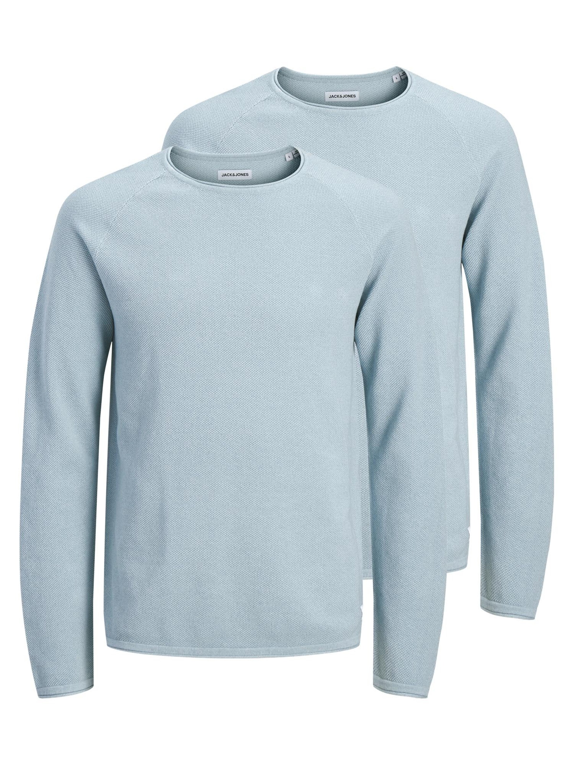 JACK & JONES Sweater 'Hill' in Blue: front