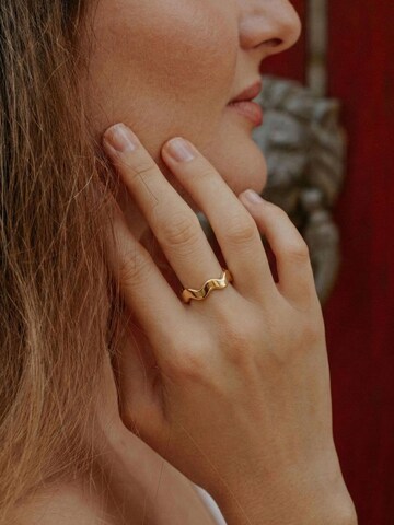 Akitsune Ring 'Tranquility Ring Gold' in Gold