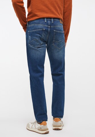 MUSTANG Tapered Jeans ' Oregon  ' in Blau