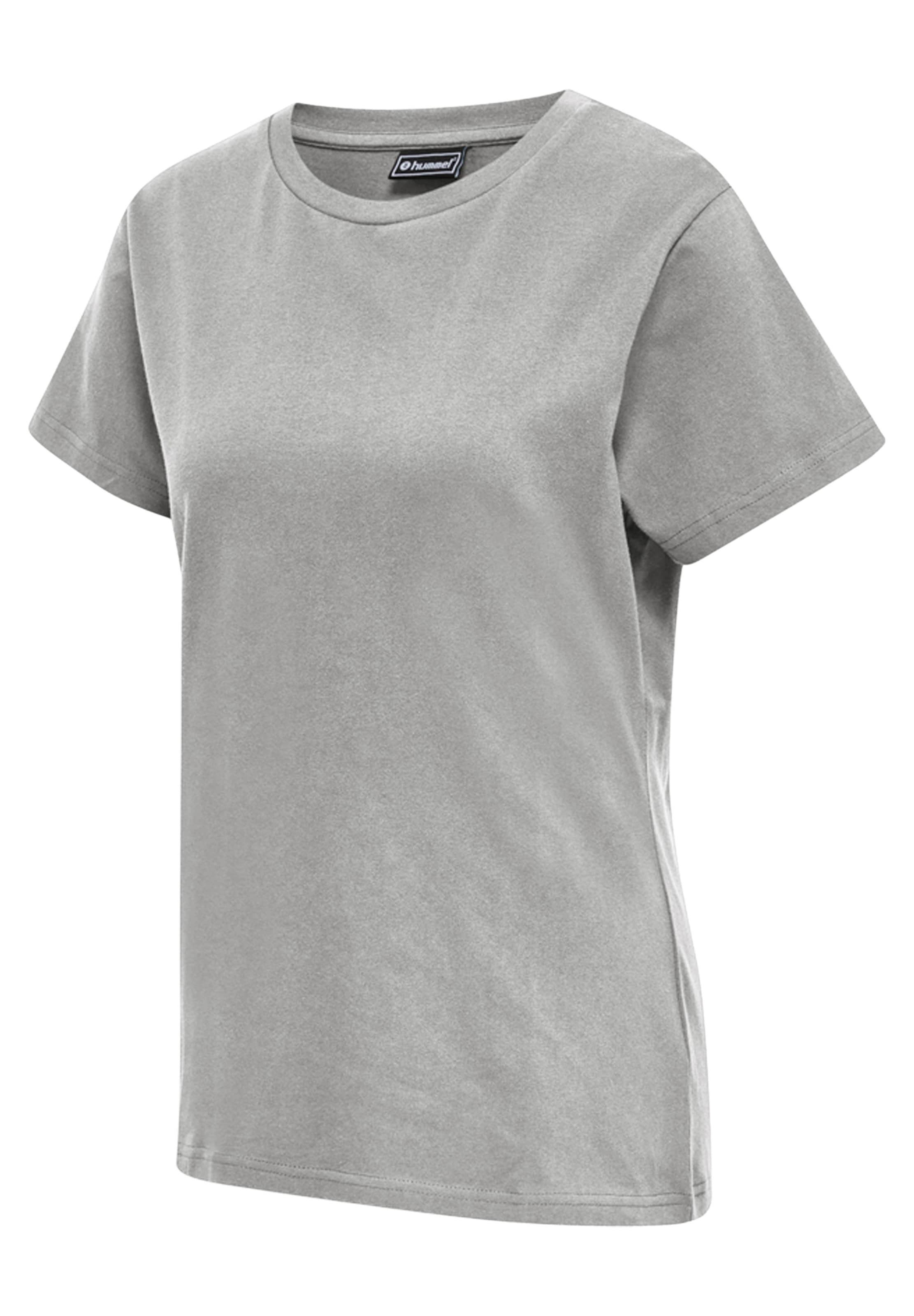 T-shirt fonctionnel Hummel en gris : devant