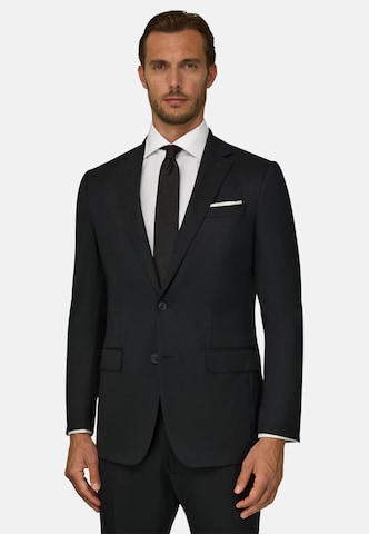 Boggi Milano Regular fit Colbert in Zwart: voorkant