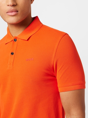 BOSS Orange Regular Fit Poloshirt 'Prime' in Rot