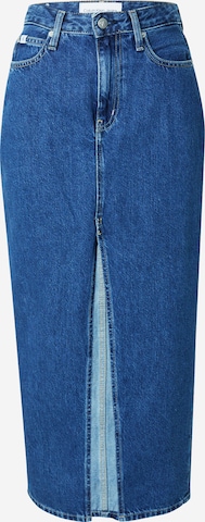 Calvin Klein Jeans Rok in Blauw: voorkant