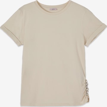 T-shirt oltre en beige : devant
