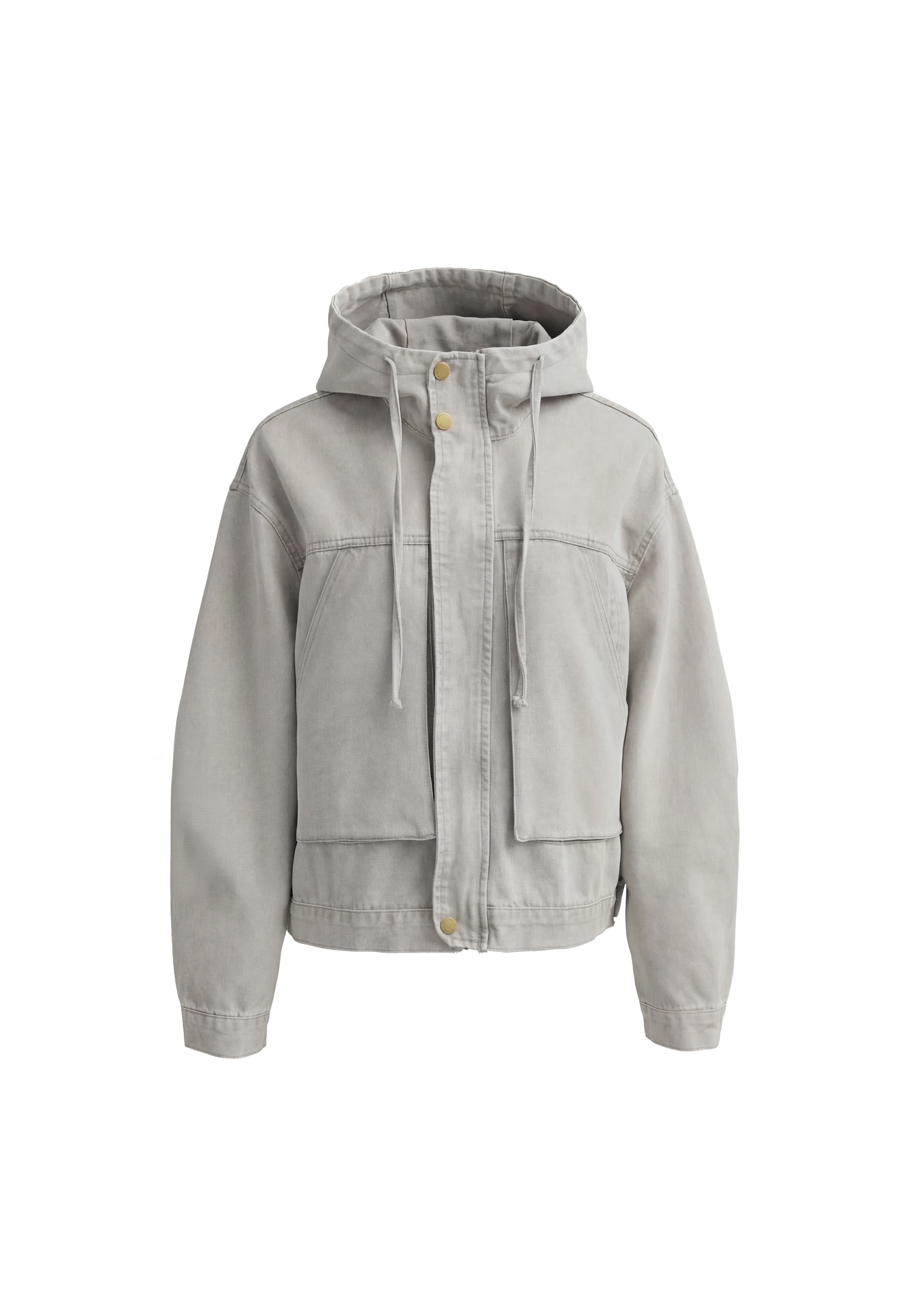 myMo ROCKS Between-Season Jacket in Grey: front