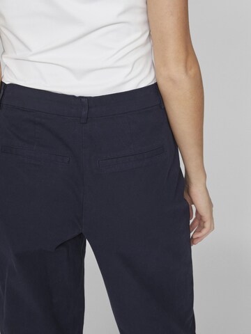 VILA Regular Broek in Blauw