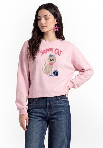 MYMO Sweatshirt in Pink: Vorderseite