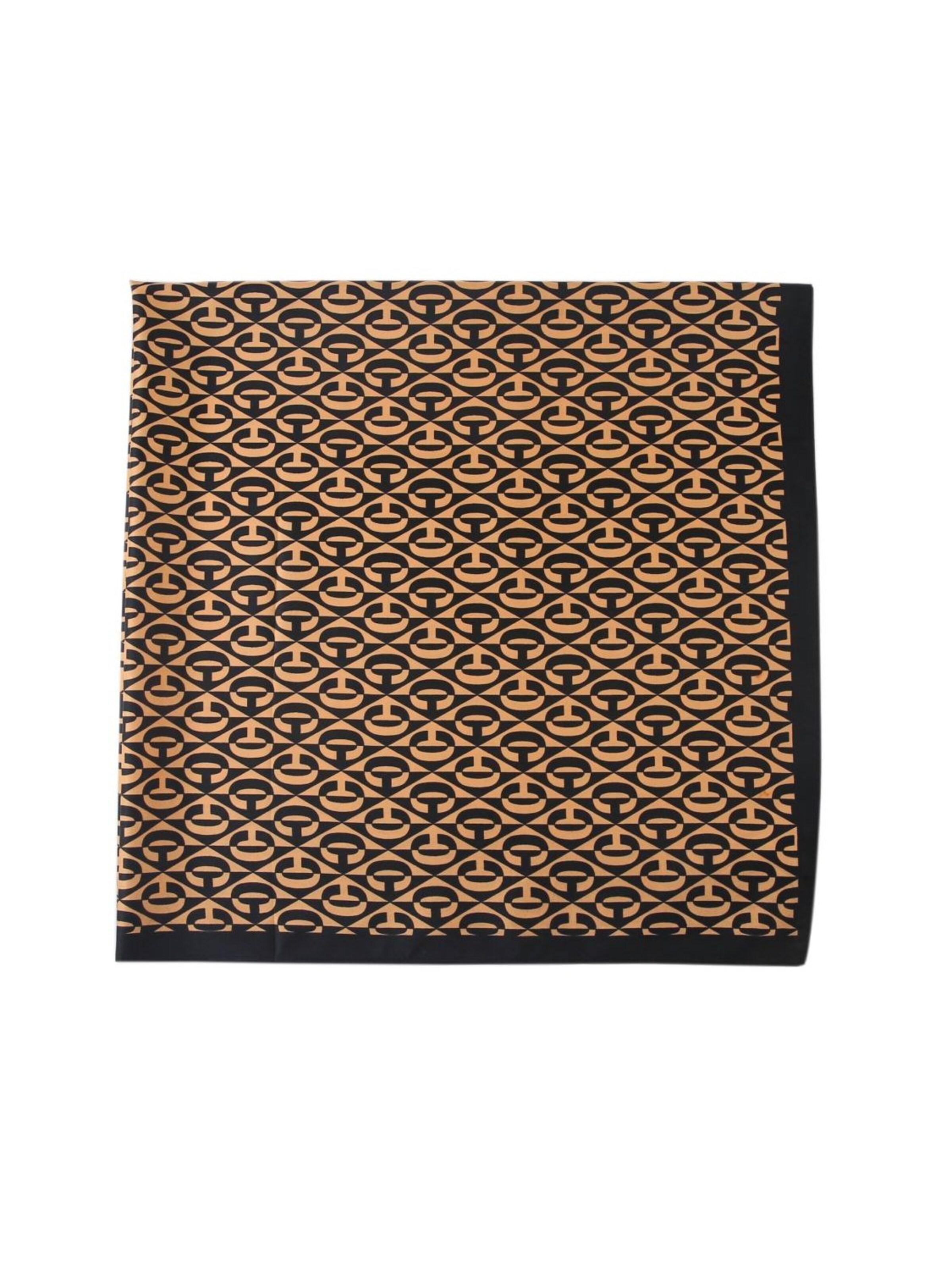 Écharpe 'Grand carré de Soie C-LikeCabale Zoé' alberto cabale en noir