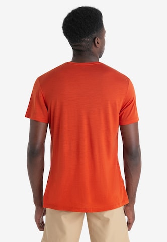 ICEBREAKER - Camisa funcionais 'Cool-Lite Sphere III' em vermelho