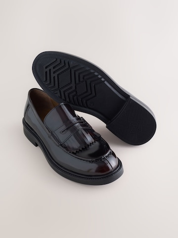 Next Slipper 'Fringe Penny' in Blau