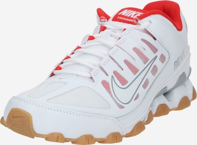 NIKE Urheilukengät 'Reax 8' värissä harmaa / punainen / valkoinen, Tuotenäkymä